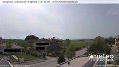 view from Savignano sul Rubicone on 2024-04-09