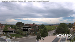 view from Savignano sul Rubicone on 2024-04-16