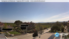 view from Savignano sul Rubicone on 2025-04-07