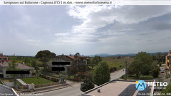 view from Savignano sul Rubicone on 2025-04-20