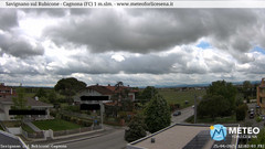 view from Savignano sul Rubicone on 2025-04-25