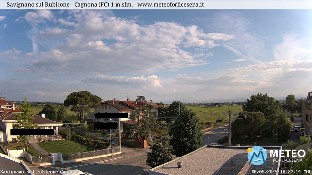 time-lapse frame, Savignano sul Rubicone webcam