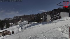 view from Alpe di Mera - Mera alta on 2024-03-21