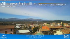 view from Villanova Strisaili on 2024-03-17