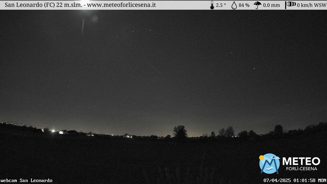 time-lapse frame, San Leonardo webcam