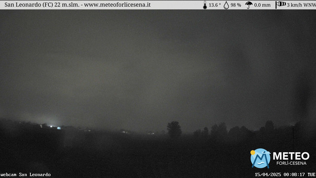 time-lapse frame, San Leonardo webcam