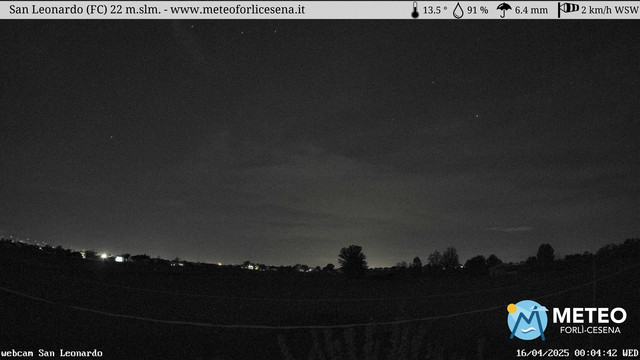 time-lapse frame, San Leonardo webcam