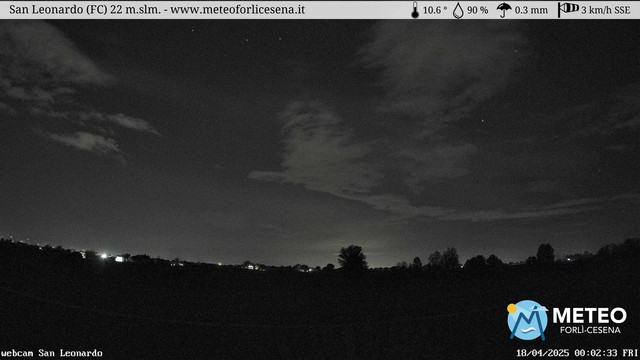 time-lapse frame, San Leonardo webcam