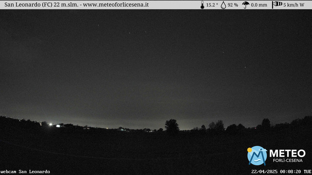 time-lapse frame, San Leonardo webcam