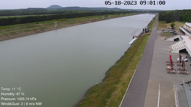 time-lapse frame, Labe Arena Racice webcam