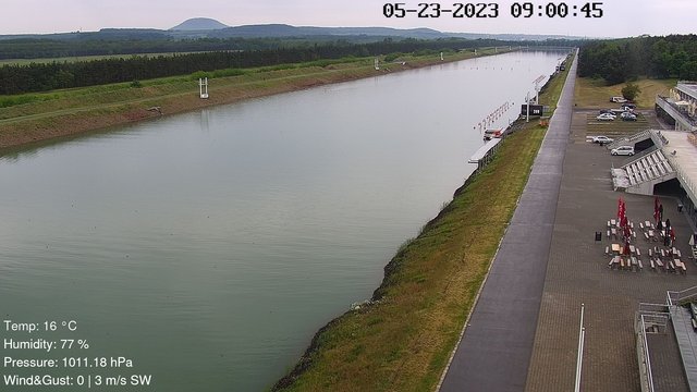 time-lapse frame, Labe Arena Racice webcam