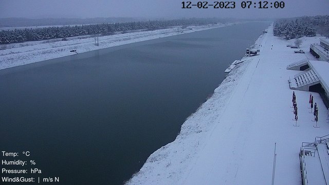 time-lapse frame, Labe Arena Racice webcam