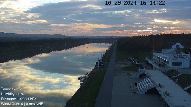 time-lapse frame, Labe Arena Racice webcam