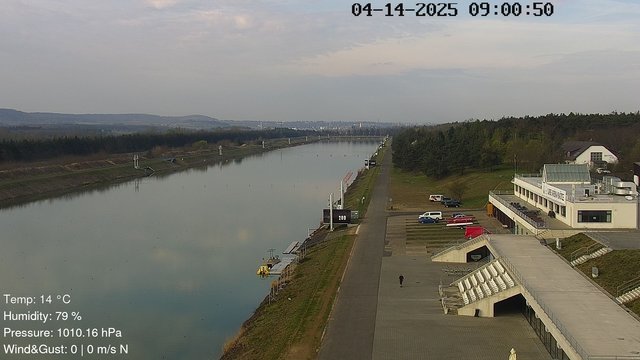 time-lapse frame, Labe Arena Racice webcam