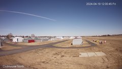view from North view of Lacombe Airport on 2024-04-19