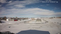 view from North view of Lacombe Airport on 2025-01-21