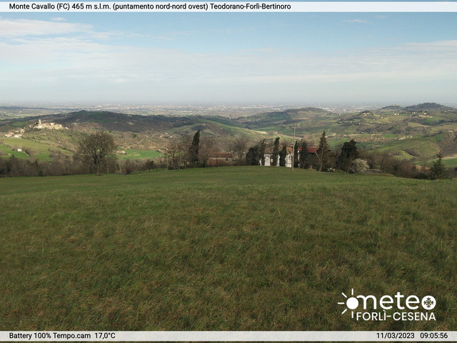 time-lapse frame, Monte Cavallo Nord webcam