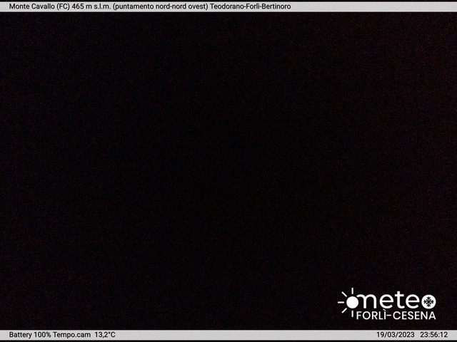 time-lapse frame, Monte Cavallo Nord webcam