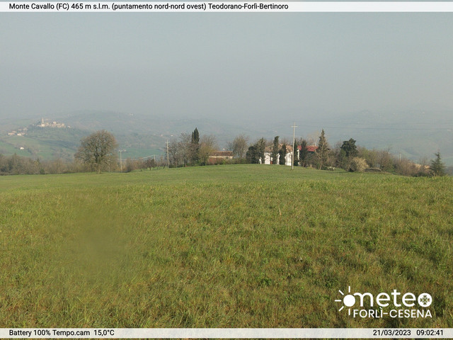 time-lapse frame, Monte Cavallo Nord webcam