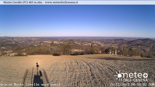 time-lapse frame, Monte Cavallo Nord webcam