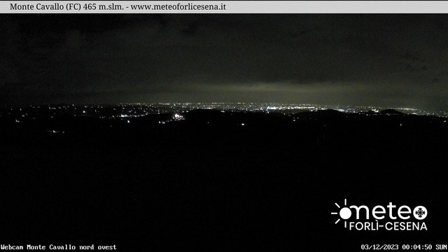 time-lapse frame, Monte Cavallo Nord webcam