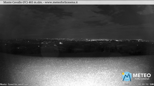 time-lapse frame, Monte Cavallo Nord webcam