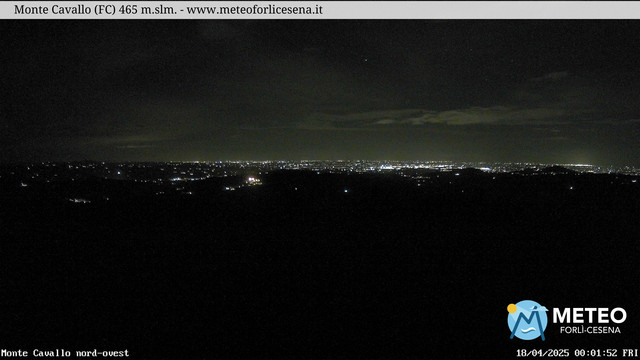 time-lapse frame, Monte Cavallo Nord webcam