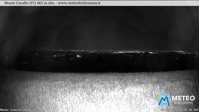 time-lapse frame, Monte Cavallo Nord webcam