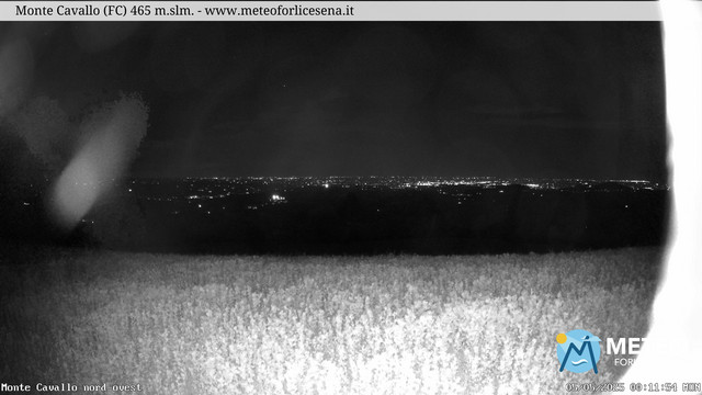 time-lapse frame, Monte Cavallo Nord webcam