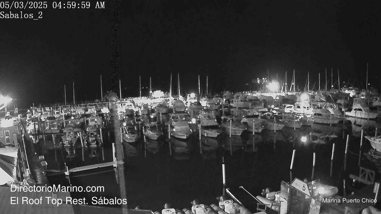 time-lapse frame, PuertoChico webcam