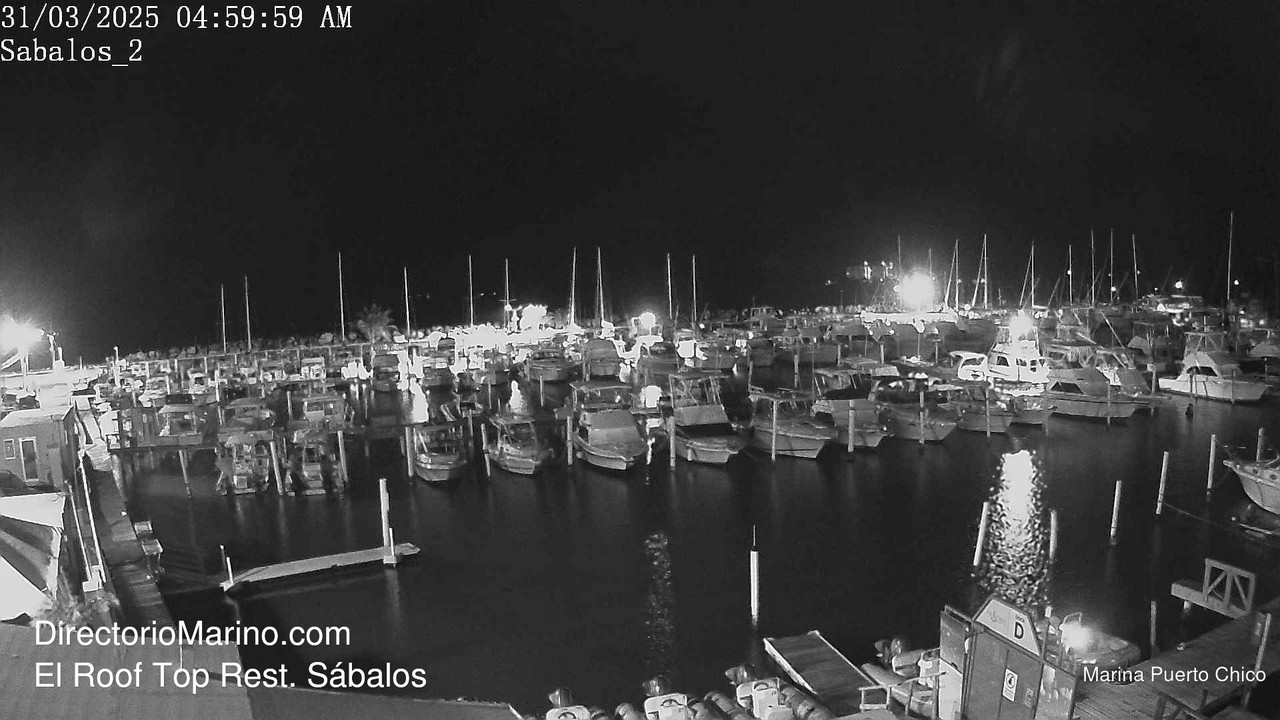 time-lapse frame, PuertoChico webcam