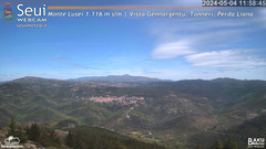 view from Monte Lusei Panoramica on 2024-05-04