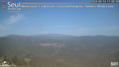 view from Monte Lusei Panoramica on 2024-05-14