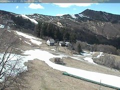 view from Alpe di Mera - Arrivo pista Baita e campo scuola on 2025-04-25