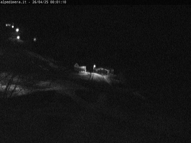 time-lapse frame, Alpe di Mera - Arrivo pista Baita e campo scuola webcam