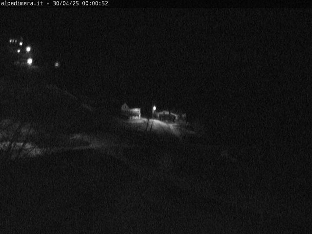 time-lapse frame, Alpe di Mera - Arrivo pista Baita e campo scuola webcam