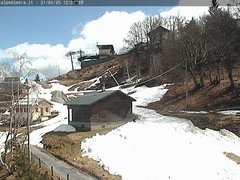 view from Alpe di Mera - Arrivo seggiovia Capricorno on 2025-04-21