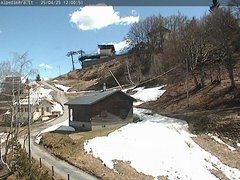 view from Alpe di Mera - Arrivo seggiovia Capricorno on 2025-04-25