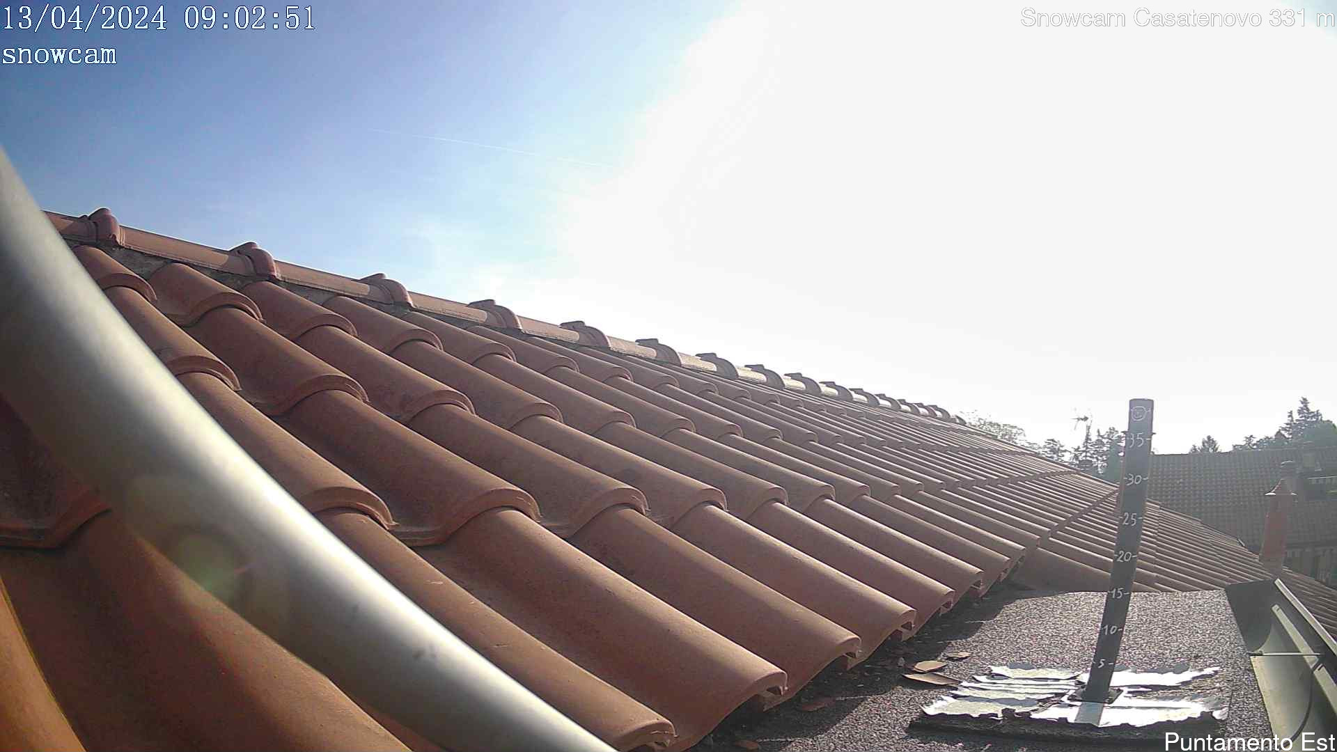 time-lapse frame, Casatenovo snowcam webcam