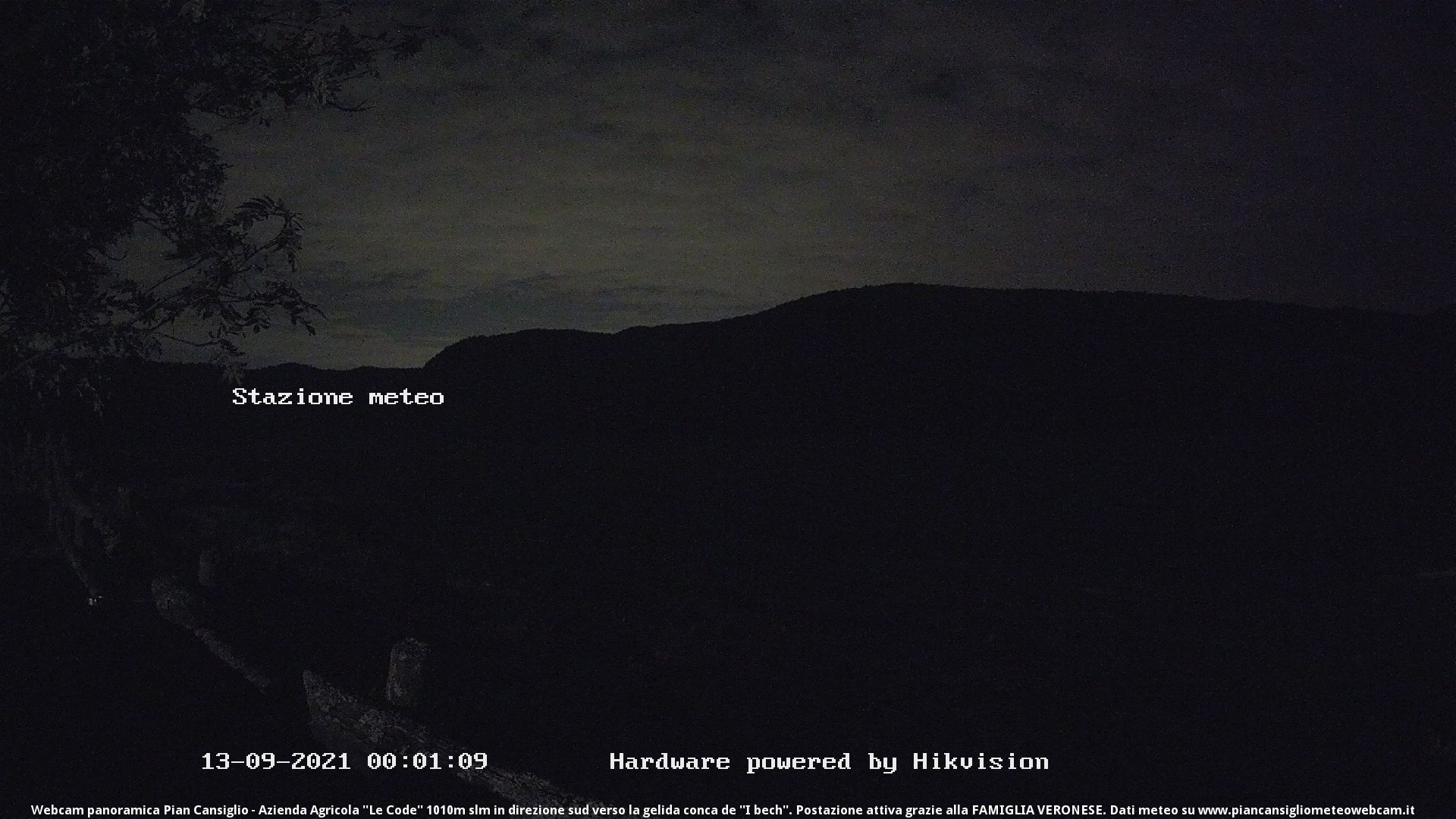 time-lapse frame, Webcam Cansiglio - verso la piana dei "Bech" webcam