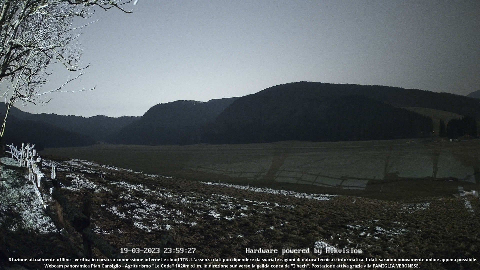 time-lapse frame, Webcam Cansiglio - verso la piana dei "Bech" webcam