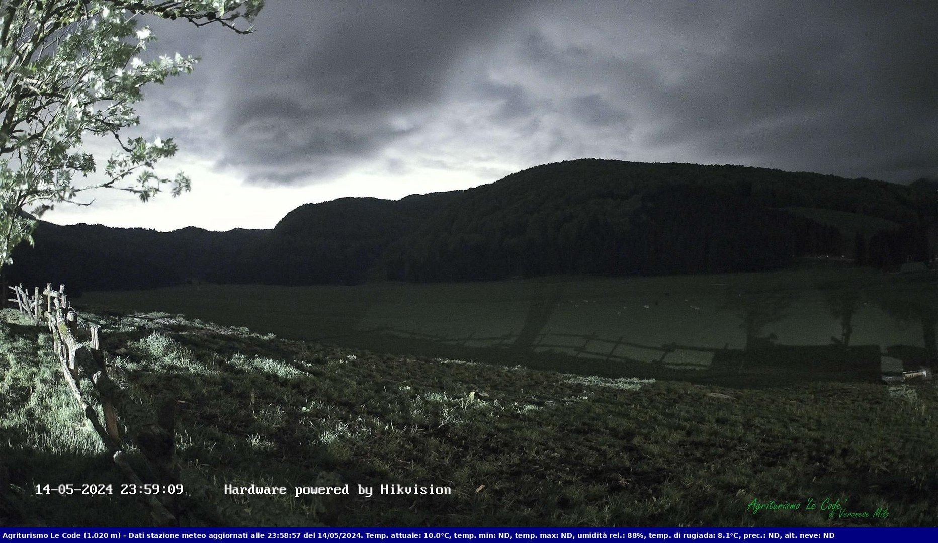 time-lapse frame, Webcam Cansiglio - verso la piana dei "Bech" webcam