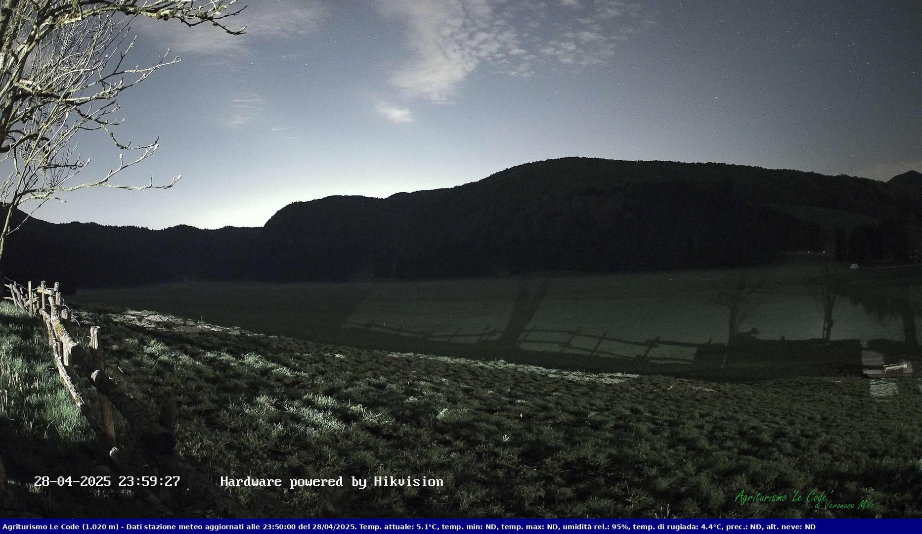 time-lapse frame, Webcam Cansiglio - verso la piana dei "Bech" webcam
