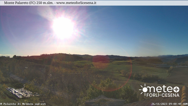 time-lapse frame, Monte Palareto SE webcam