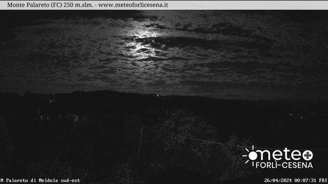 time-lapse frame, Monte Palareto SE webcam