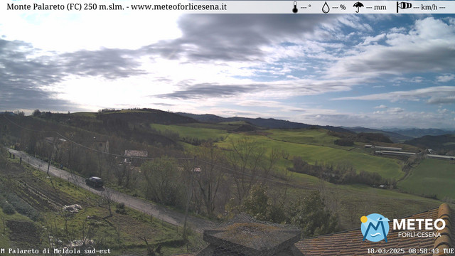 time-lapse frame, Monte Palareto SE webcam