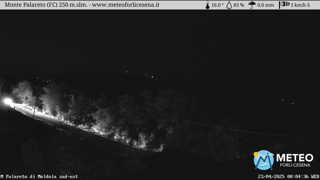 time-lapse frame, Monte Palareto SE webcam