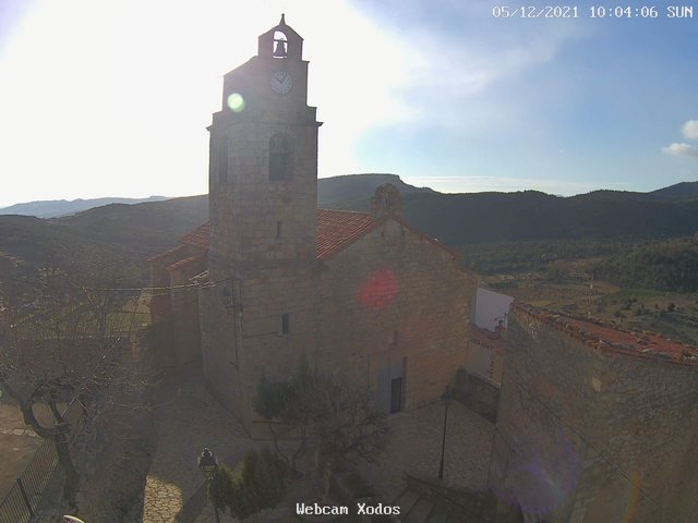 time-lapse frame, Xodos - Ajuntament (Plaça de l'Esglèsia)  webcam