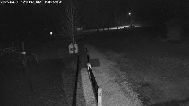 time-lapse frame, Inlet Fern Park Sledding webcam