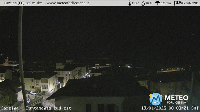 time-lapse frame, Sarsina webcam